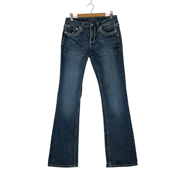 Shyanne Dark Wash Bootcut Jeans Womens Size 29 - Picture 1 of 9